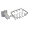 Saboneteira Cesto Metal Inox Quadrado Aço Inox - 1