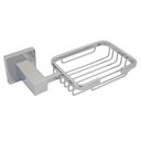 Ver imagem 1 de Saboneteira Cesto Metal Inox Quadrado Aço Inox