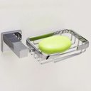 Ver imagem 3 de Saboneteira Cesto Metal Inox Quadrado Aço Inox