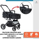 Ver imagem 5 de Carrinho de Bebê Passeio Reversível Moisés Baby Style Magnus 15kg Compacto Confortável Ajustável Cap