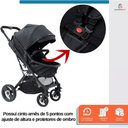 Ver imagem 4 de Carrinho de Bebê Passeio Reversível Moisés Baby Style Magnus 15kg Compacto Confortável Ajustável Cap