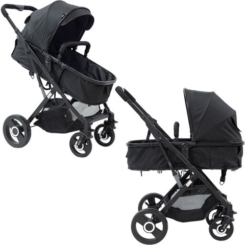 Carrinho de Bebê Passeio Reversível Moisés Baby Style Magnus 15kg Compacto Confortável Ajustável Cap