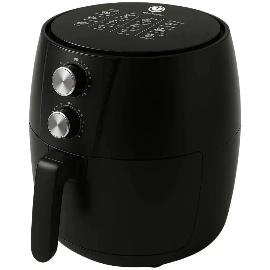 Ver imagem 1 de Fritadeira Air Fryer sem Óleo 4,8l Cor Preto Unitermi 220v