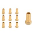 Ver imagem 1 de Kit 10 Conexão Extensor Aumento Prolongador Longo Rosca 1/2 3,5cm