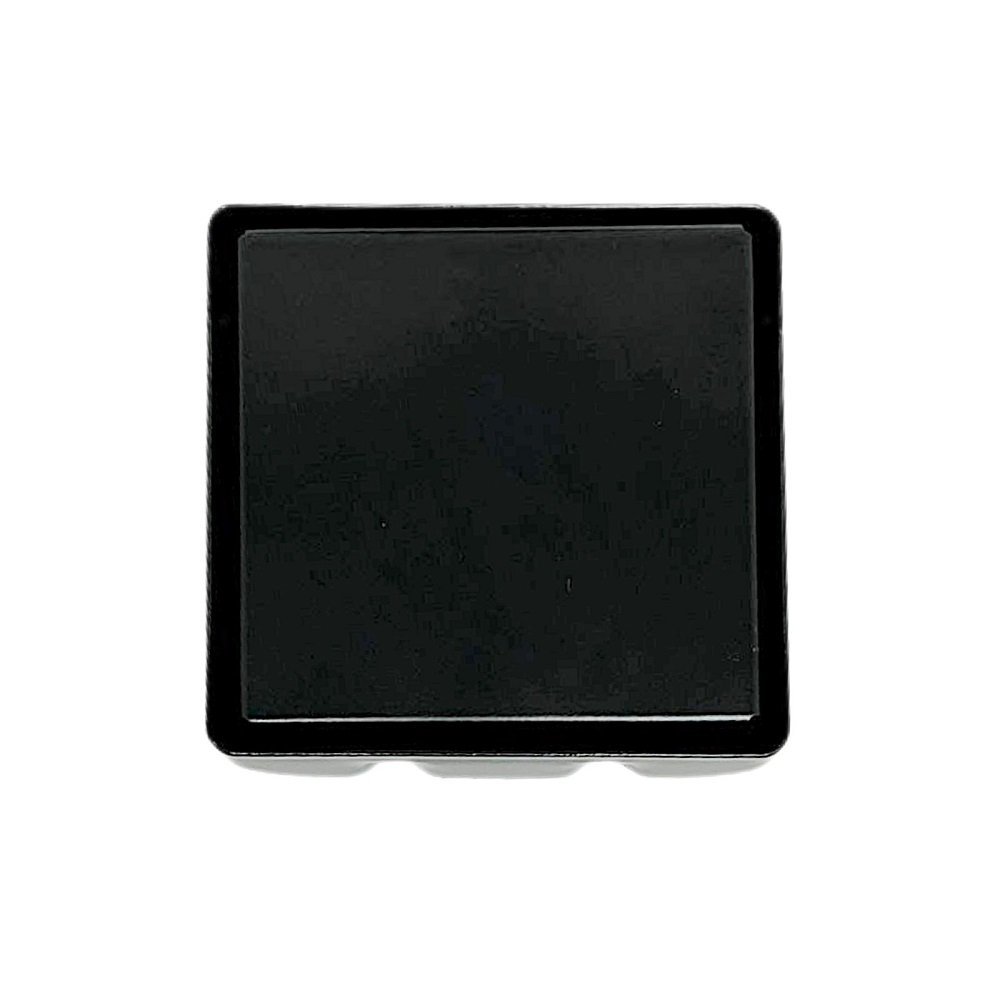 Ralo em metal Square Tampa Oculta Invisivel 10x10 preto - 2