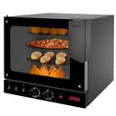 Ver imagem 3 de Forno de Pizza Pão de Queijo Turbo Rotativo 2 em 1 com 4 Esteiras 220v Saro