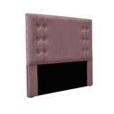 Ver imagem 1 de Cabeceira Cama Box Solteiro 90 Cm Gênova Veludo Uva S04 - D'Rossi