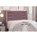 Ver imagem 4 de Cabeceira Cama Box Solteiro 90 Cm Gênova Veludo Uva S04 - D'Rossi