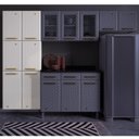 Ver imagem 6 de Paneleiro Duplo para Cozinha de Aço com 6 Portas 70cm Multimóveis Cr20363 Branco