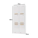 Ver imagem 2 de Paneleiro Duplo para Cozinha de Aço com 6 Portas 70cm Multimóveis Cr20363 Branco