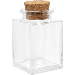 2 Mini Potinhos Porta Temperos 90ml Lyor com Tampa de Rolha Pote para Lembrancinha - 1