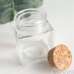 2 Mini Potinhos Porta Temperos 90ml Lyor com Tampa de Rolha Pote para Lembrancinha - 8