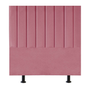 Ver imagem 2 de Cabeceira Estofada Cama Box Solteiro 90 Cm Taís Suede:rosa