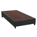 Ver imagem 1 de Cama Box Base Solteiro Universal Suede Gray (96x203x20) - Costa Rica