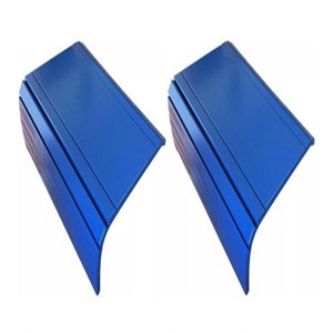 Kit 02un Esteiras Suporte Flexivel P/ Braço Sofá Azul Bic