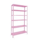 Ver imagem 1 de Estante de Aço Rosa 176x92x30 6 bandejas chapa 26 – 3016