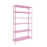 Estante de Aço Rosa 176x92x30 6 bandejas chapa 26 – 3016 - 1