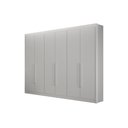 Ver imagem 1 de Guarda Roupa Diamante Gold 6 Portas 6 Gavetas S/epelho Leifer Branco