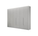 Ver imagem 1 de Guarda Roupa Diamante Gold 6 Portas 6 Gavetas S/epelho Leifer Branco