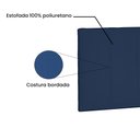 Ver imagem 3 de Cabeceira Painel Arizona Para Cama Box Solteiro 90 cm Suede Azul Marinho - D’Rossi