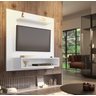 Painel para Tv 32 Polegadas 1 Prateleira Elegance Luxo- Branco - 1