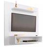 Painel para Tv 32 Polegadas 1 Prateleira Elegance Luxo- Branco - 2
