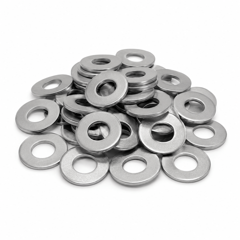 Arruela Lisa de Ferro 3/8" (9,5 mm) Caixa com 200 Peças ARU574 - Foxmix