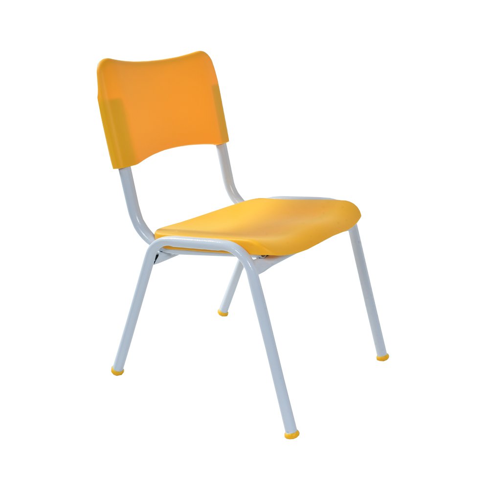 Cadeira Infantil Escolar Infantil Polipropileno Amarela - 2