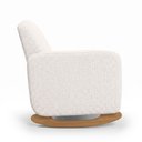 Ver imagem 6 de Poltrona de Amamentação com Balanço Orgânica Saori W01 Bouclê Cru - Lyam Decor