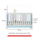 Ver imagem 7 de Berço 3 em 1 para Colchão 130 x 60cm Doce de Leite Multimóveis MP0527R