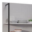 Ver imagem 5 de Prateleira Industrial Cozinha Dupla com Painel Flora M24 Branco - Mpozenato
