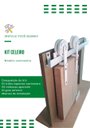 Ver imagem 6 de Kit p/ Porta Celeiro 2 Roldanas Aparente - Cantoneira 1,00 M - Branco - Al-Fer