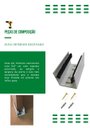 Ver imagem 2 de Kit p/ Porta Celeiro 2 Roldanas Aparente - Cantoneira 1,00 M - Branco - Al-Fer