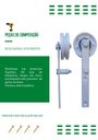 Ver imagem 3 de Kit p/ Porta Celeiro 2 Roldanas Aparente - Cantoneira 1,00 M - Branco - Al-Fer