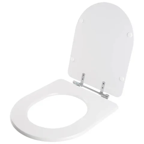 Assento Sanitário Poliéster Duomo Plus Branco para vaso Deca