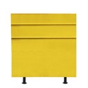 Ver imagem 1 de Cabeceira Estofada Cama Box Solteiro 100cm Argentina Corino Amarelo- Mabe Magazine