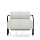 Ver imagem 7 de Kit 2 Poltronas Decorativas Sala de Estar Polatsk Base Industrial de Ferro Bouclê Cinza Claro G33 - 