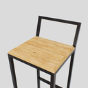 Ver imagem 3 de Bancada Cozinha Balcão Gourmet Vidro 2 Banquetas Pinus Pt