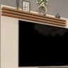 Rack com Painel Greco 1,36 Moderno para Sala TV até 55 Off White - Freijó - 3