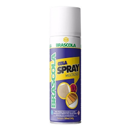 COLA DE CONTATO ADESIVO SPRAY TIPO 76 340G BRASCOLA - 1
