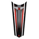Ver imagem 1 de Adesivo Protetor de Tanque Gravata Cg Titan Fan Vermelho