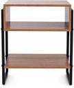 Ver imagem 5 de Mesa de Cabeceira Estilo Industrial (Selo Fsc) 63 x 50 cm Mel Bemfixa