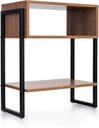 Ver imagem 1 de Mesa de Cabeceira Estilo Industrial (Selo Fsc) 63 x 50 cm Mel Bemfixa