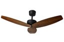 Ver imagem 1 de Ventilador de Teto Sevilha Imbuia Pás Preto Fosco 130w 127v Tron