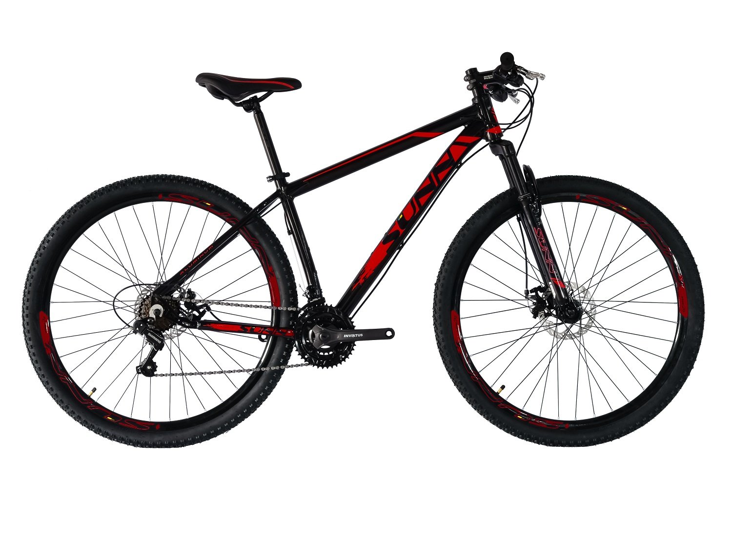 Bicicleta Aro 29 Sunn Aluminio 21 Velocidades Shimano - Vermelho - 19 - 2