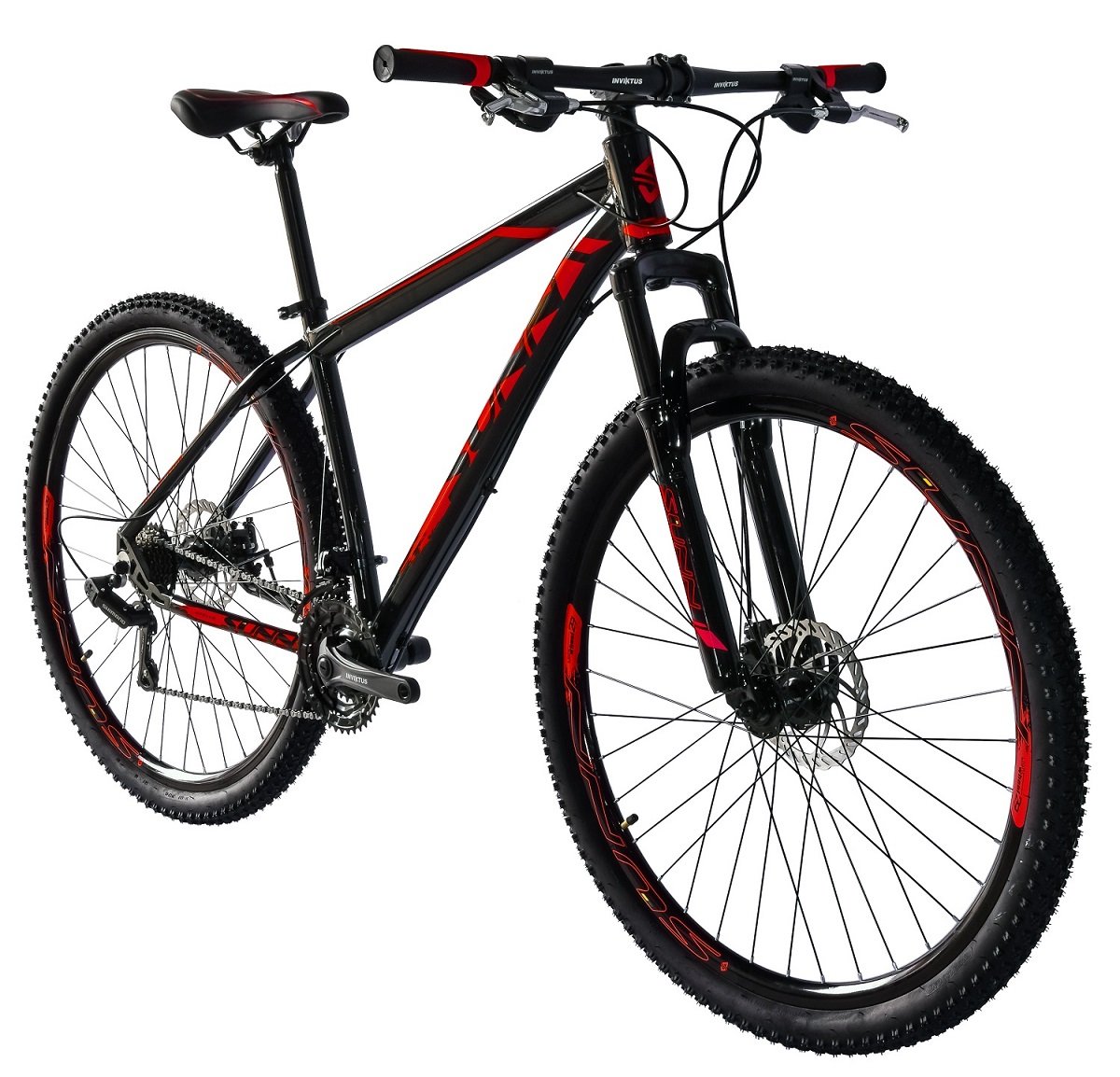 Bicicleta Aro 29 Sunn Aluminio 21 Velocidades Shimano - Vermelho - 19 - 1