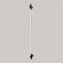 Ver imagem 2 de Arandela Nordecor Lina 100cm 13w Led Bivolt Preto 3000k Luz Amarela