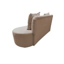 Ver imagem 7 de Sofá 2 Lugares Orgânico Curvo Madrid 150cm Suede Bege