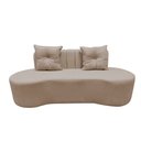 Ver imagem 3 de Sofá 2 Lugares Orgânico Curvo Madrid 150cm Suede Bege