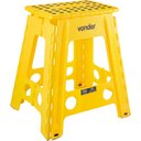 Ver imagem 1 de Banqueta Plástica Dobrável Amarela 450mm Vonder